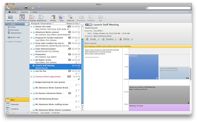outlook for mac osx